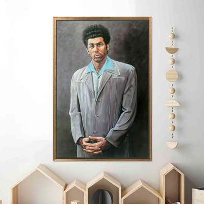 Élégante œuvre d'art sur toile imprimée: Décoration abstraite moderne pour la maison, toiles à cadre doré 1P