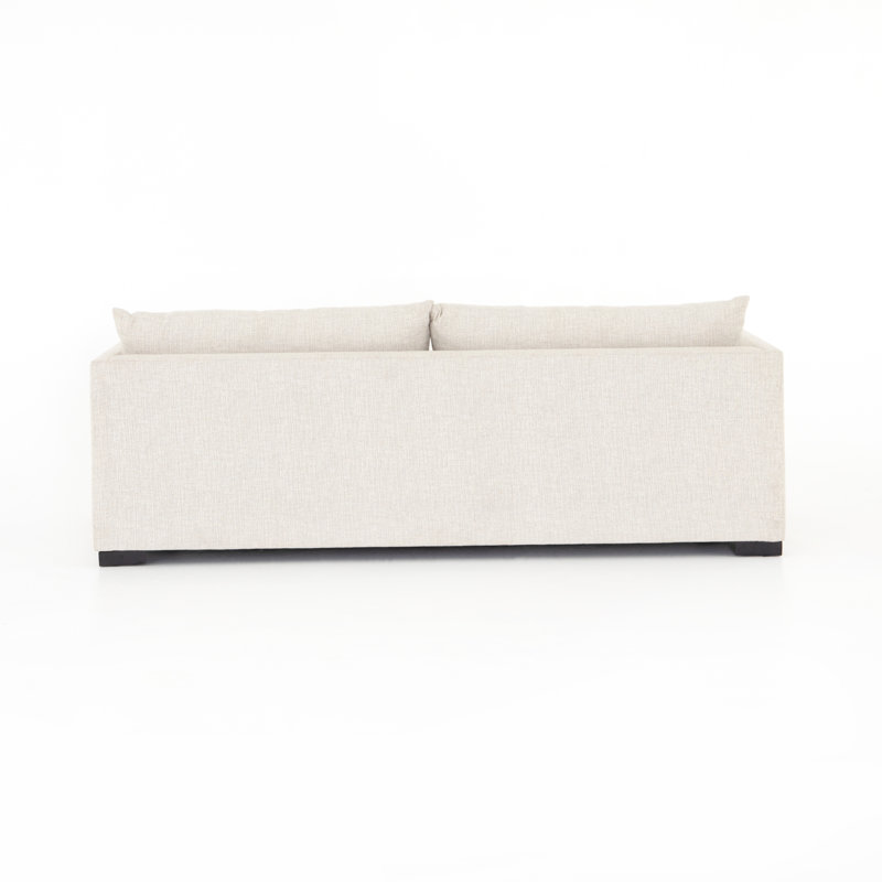Wickham Sofa Bed, Alameda Snow, 33" H x 86.5" W x 38" D