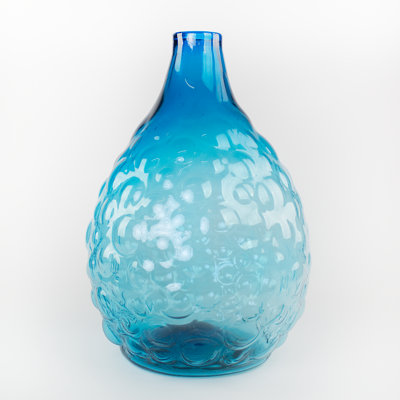 Handmade Glass Table Vase / Floor Vase