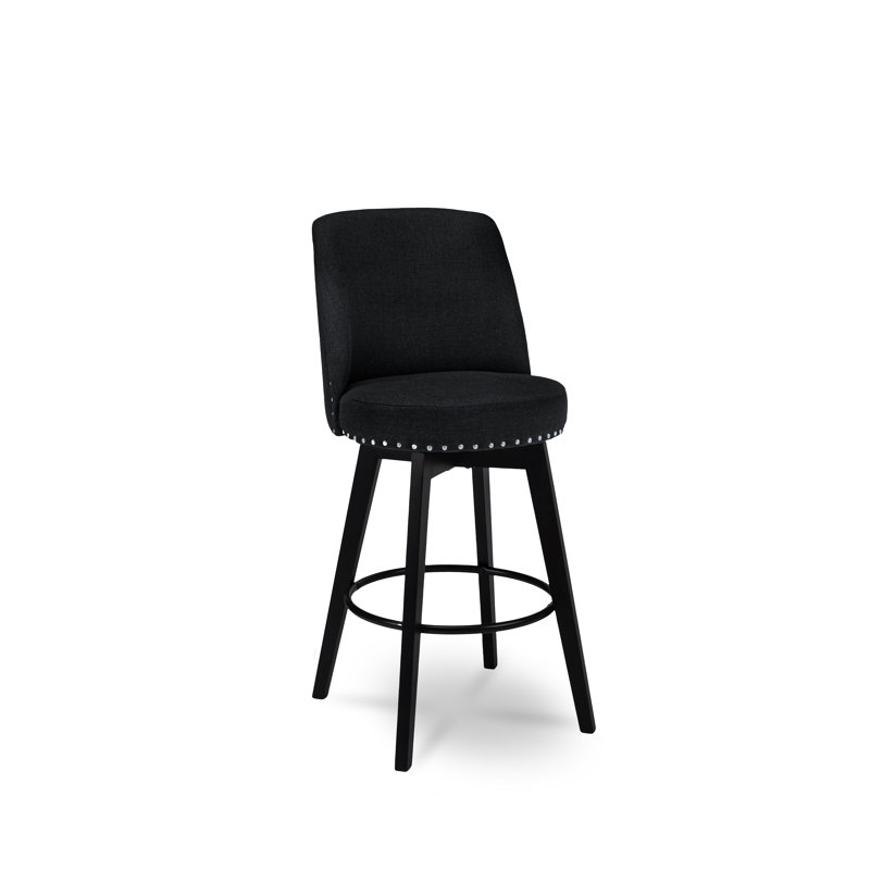 Tabouret Grenora, Gris anthracite, Tabouret de bar (siège d’une hauteur de 30 po)