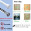 73cm Straight Tension Shower Curtain Pole & Hook Set-536436319