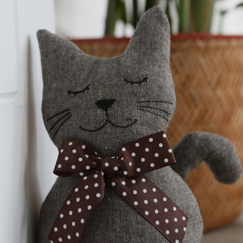 Nicola Spring - Jasper the Cat Door Stop