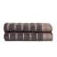 Ensemble de serviettes de bain de luxe, noir et crème, 19,7 x 35,4 pouces | 100% coton, 17,9 oz / verge carrée | Ultra-doux, très absorbant, parfait pour la maison et le spa | Lavage doux recommandé, sans javellisant-1673383146