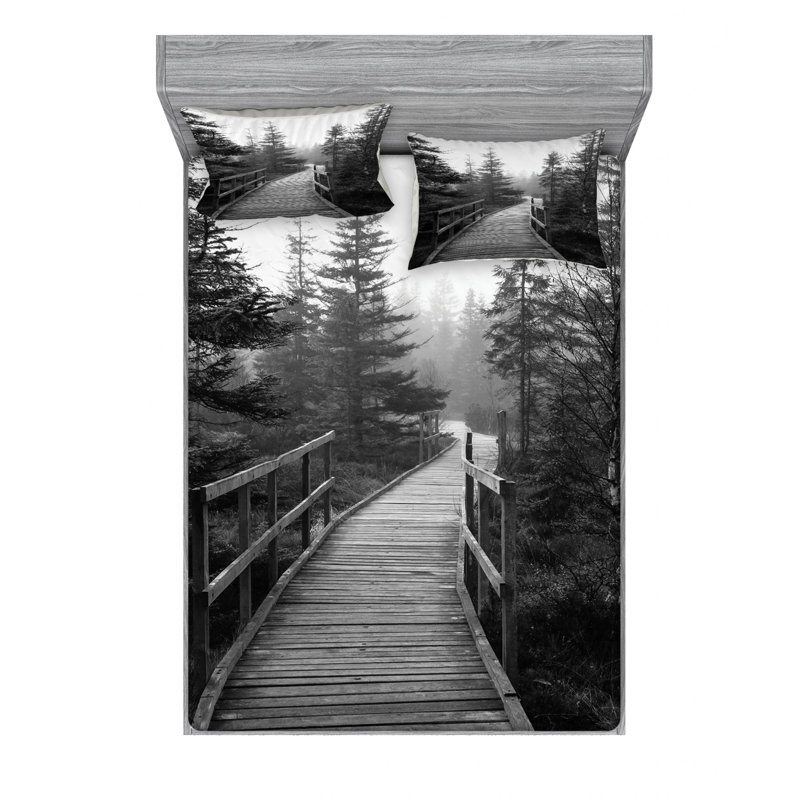 Microfiber Sheet Set, Full Sheet Set with Fitted Sheet