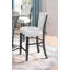 Chaise d'appoint 2 pièces à hauteur de comptoir-114326222