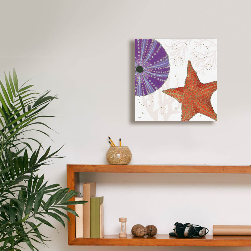 «Shimmering Shells 3» par James Wiens, art mural sur toile, H 12 po x l 12 po