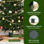 vidaXL Christmas Tree Stand 1.73 50 x 50 x 16 cm Solid Pine Wood-1650856067