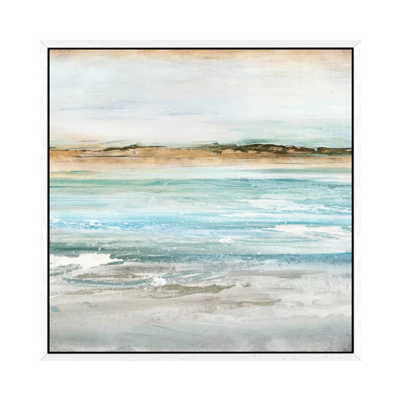 Retrospective II by Isabelle Z - Print on Canvas, White Framed, 45.72 cm H x 45.72 cm W