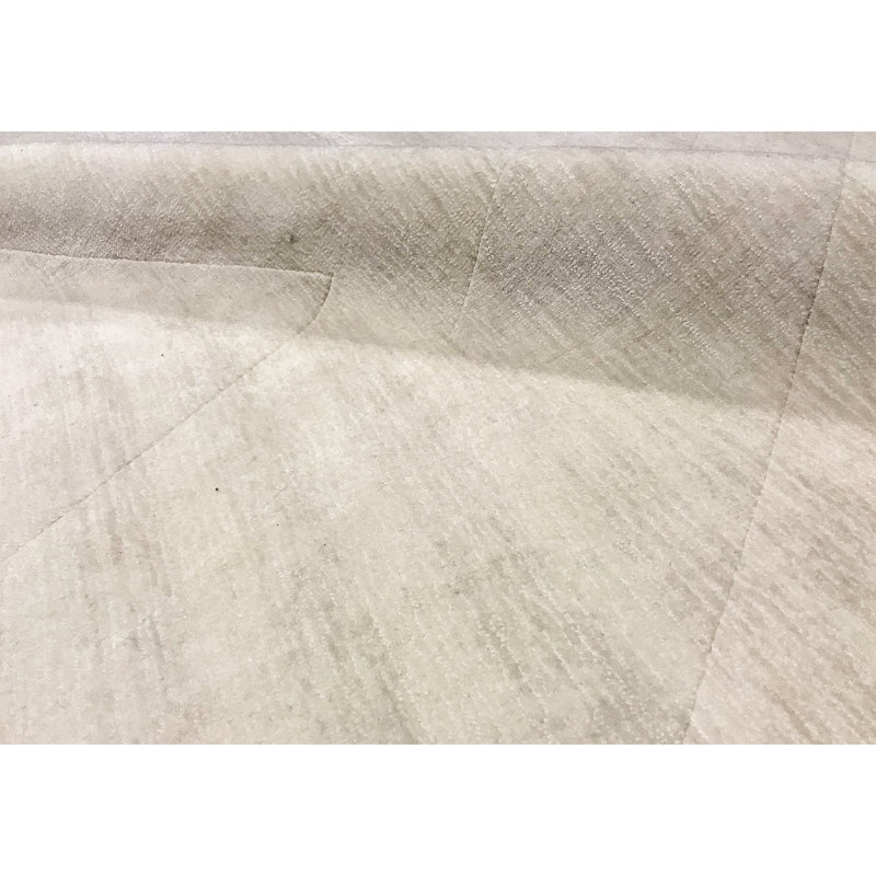 Tapis blanc de haute qualité noué à la main