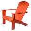 Chaise Adirondack pliante en bois massif avec table Pankow-1764400242