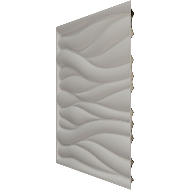 Panneau mural décoratif 3D EnduraWall l 19 5/8 po x H 19 5/8 po, brume rustique métallique universelle (couvre 2,67 pieds carrés)