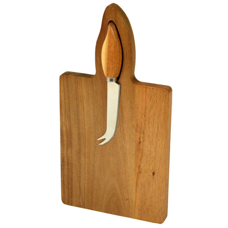 Esenia - Planche de bar en acacia avec couteau