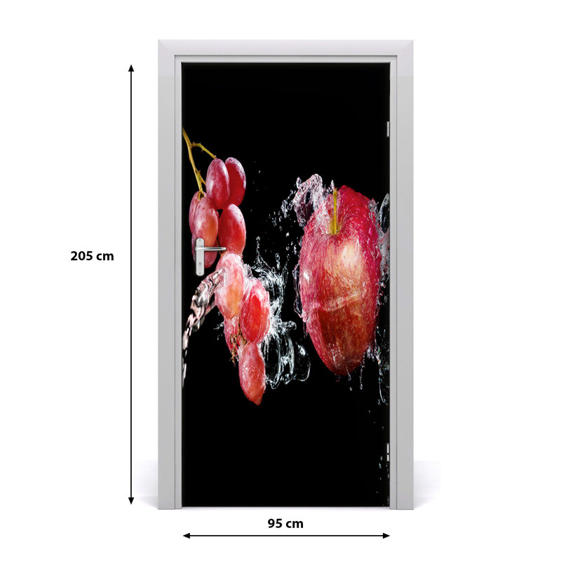 Fruit Door Decal, 205cm H x 95cm W