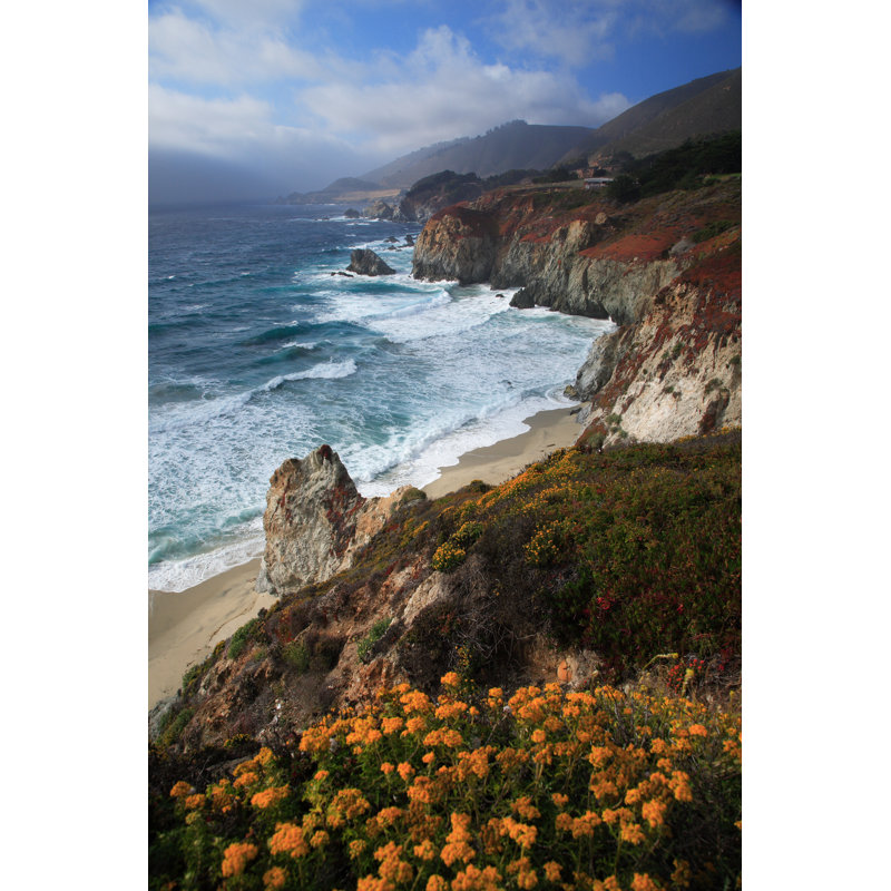 Big Sur - photographie sur toile tendue, L 32 po x H 48 po