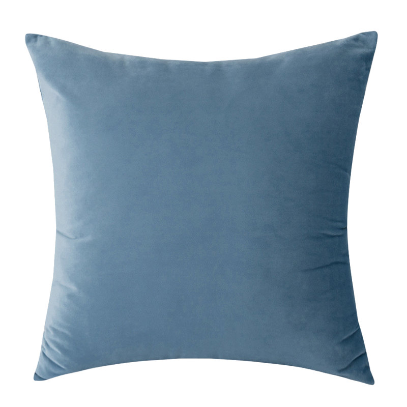  Coussin 18 po x 18 po avec insert, 18 po x 18 po, Bleu eau