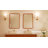 Wavy Solid Rubberwood Decorative Mirror-192346341-192346340
