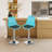 Claudia Adjustable Swivel Bar Stools, Kitchen Counter Height Barstools Dining Chairs with Footrest-88044351