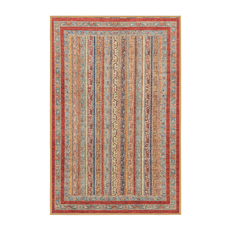 Tapis abstrait moderne 2610, Rectangle de 5 pi x 8 pi