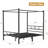 Harukazu Metal Canopy Bed Frame-1863008807
