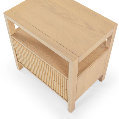Dorchester 2 Drawer Reeded Nightstand