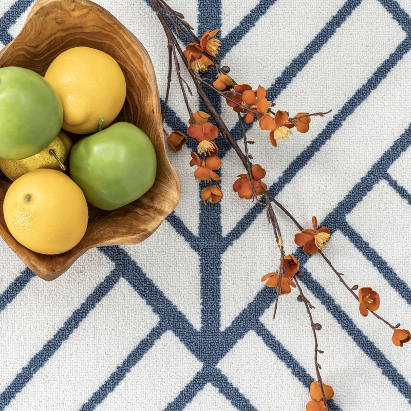 Tousignant Geometric Indoor / Outdoor Rug, Runner 2'6" x 8'