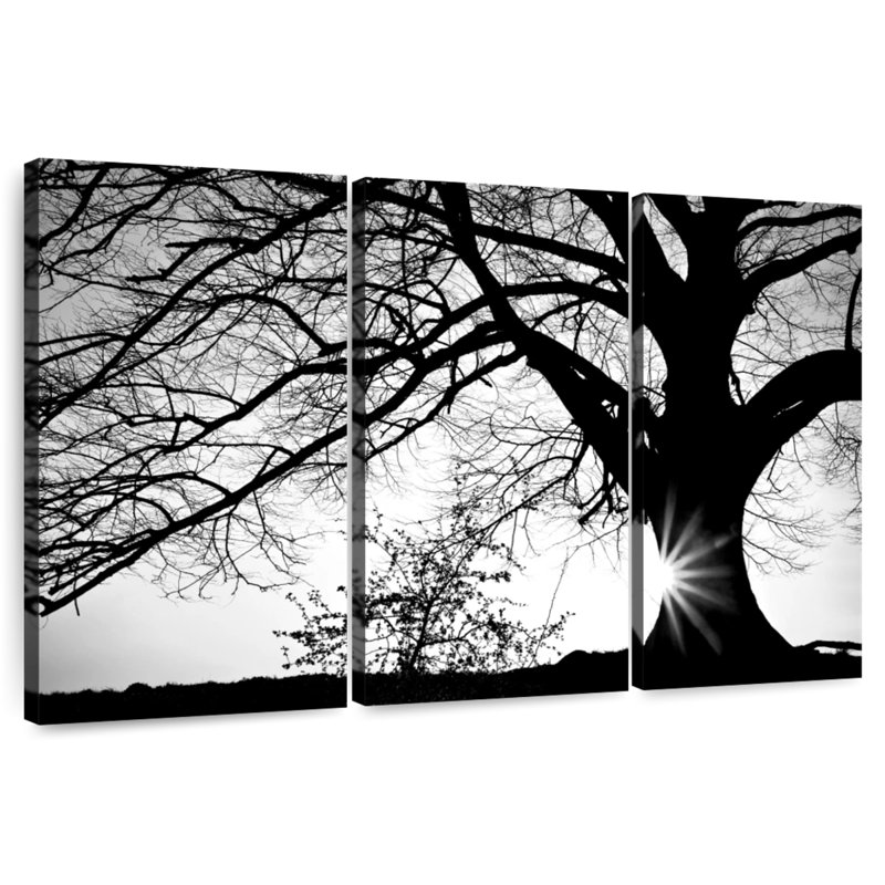 Silhouette de chêne Harnek, H 36 po x l 57 po