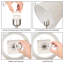 Lampe de table argentée 18 po Seyfried