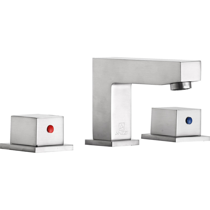 Bonette Widespread 2-handle Bathroom Faucet, Brushed Nickel