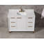 Radena 48" Bathroom Vanity Ceramic Sink Top With Backsplash, Pre-assembled Bathroom Cabinet-106503606