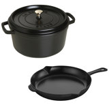 Staub 3 Pieces Cast Iron Cookware Set