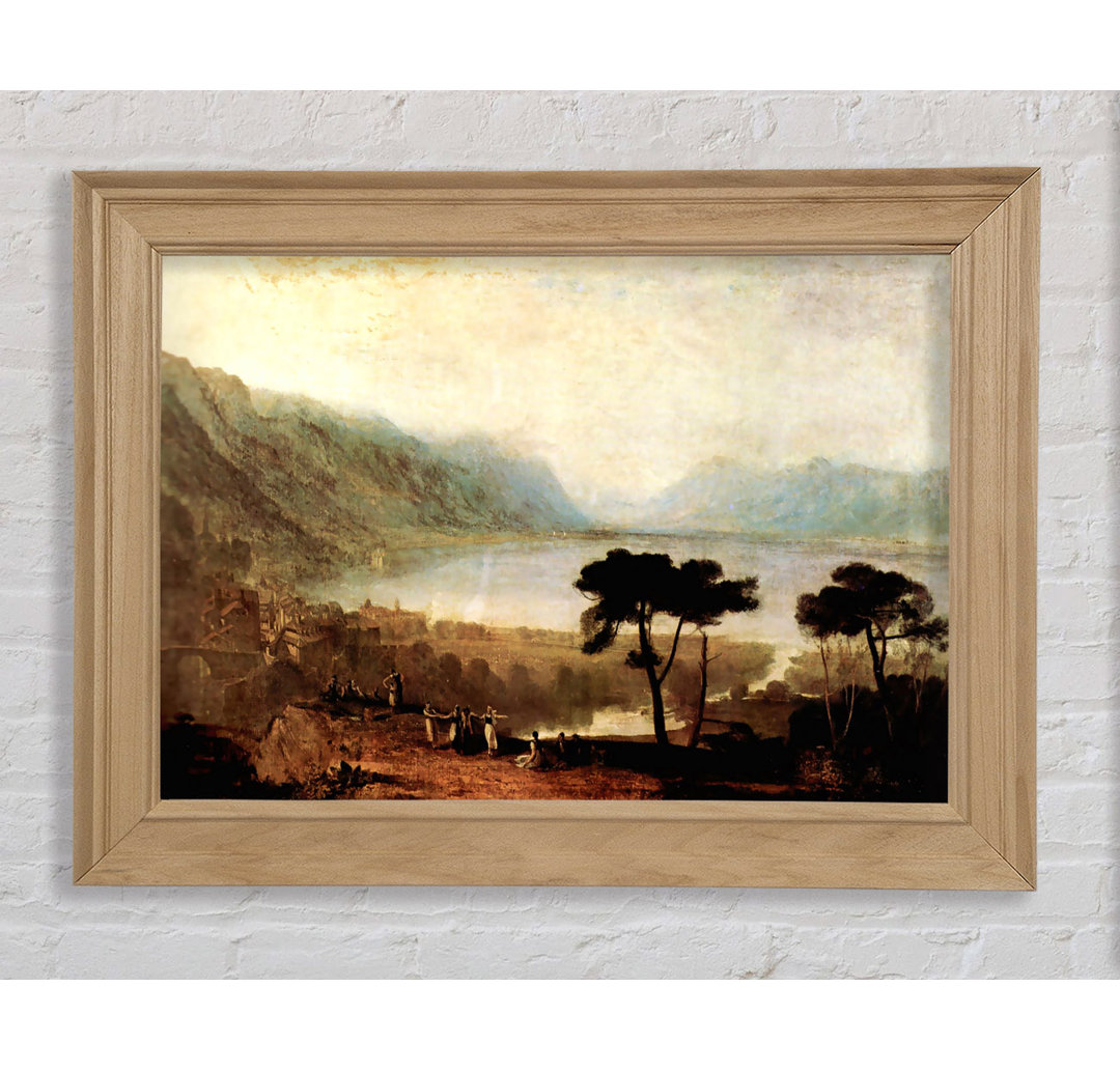 Joseph Mallord Turner Genfer See in Montreux - Einzelner Bilderrahmen Kunstdrucke