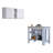 Versatile 7-Shelf 4-Door Kitchen Set with Island and Wall Cabinet for All-655358554