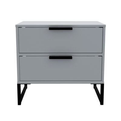 Fully Assembled Fourman 2 - Drawer Nightstand