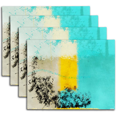 Napperon abstrait en polyester