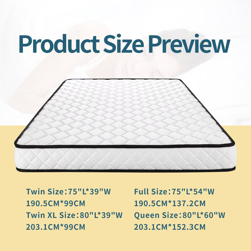 Matelas en mousse viscoélastique gélifiée OUUI, Lit simple, 6"