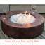 Table de foyer d'extérieur au propane Shade-372474432
