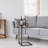 2-Pack Simple C-Shaped Side Table (Brown)