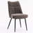 Modern Chenille Fabric Upholstered Dining Chairs Armless Side Chairs with Color-Matched Metal Frame For Kitchen Dining Room-155127101-148779388