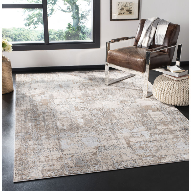 Ching Abstract Hand Woven Area Rug, Rectangle 160 x 229 cm