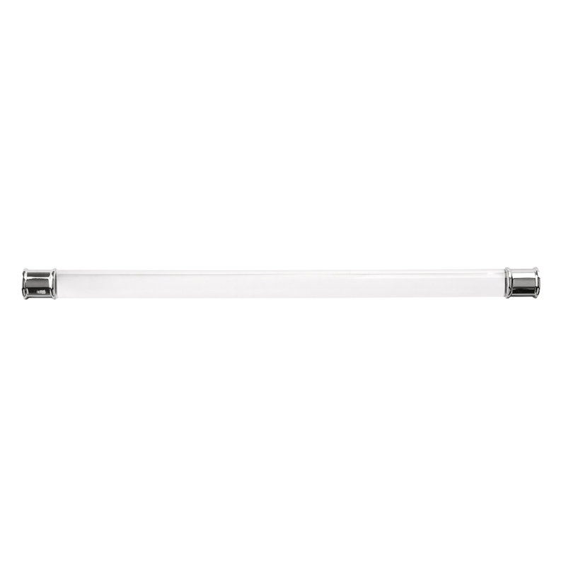 Midway Collection Pull 12" Center to Center Cabinet Pull Crysacrylic with Chrome - Contemporary Hardware for Drawers & Cabinets