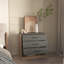 Commode, 3 tiroirs, 1 tablette