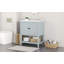 30" Modern Sleek Bathroom Vanity Elegant Ceramic Sink With Solid Wood Frame Open Style Shelf & Door Shelf Design-2110888145