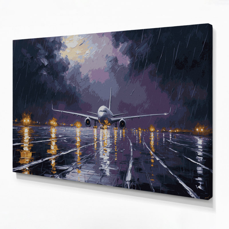 "Transport", art gris sur toile, H 12 po x l 18 po