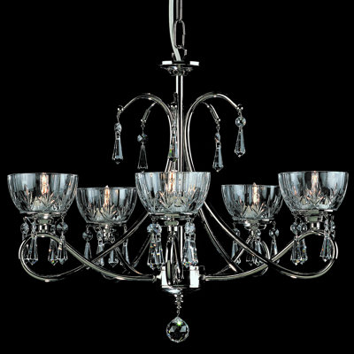 Roddin 5 - Light Shaded Chandelier
