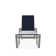 Holna Outdoor Rust-Resistant Metal Chaise Lounge