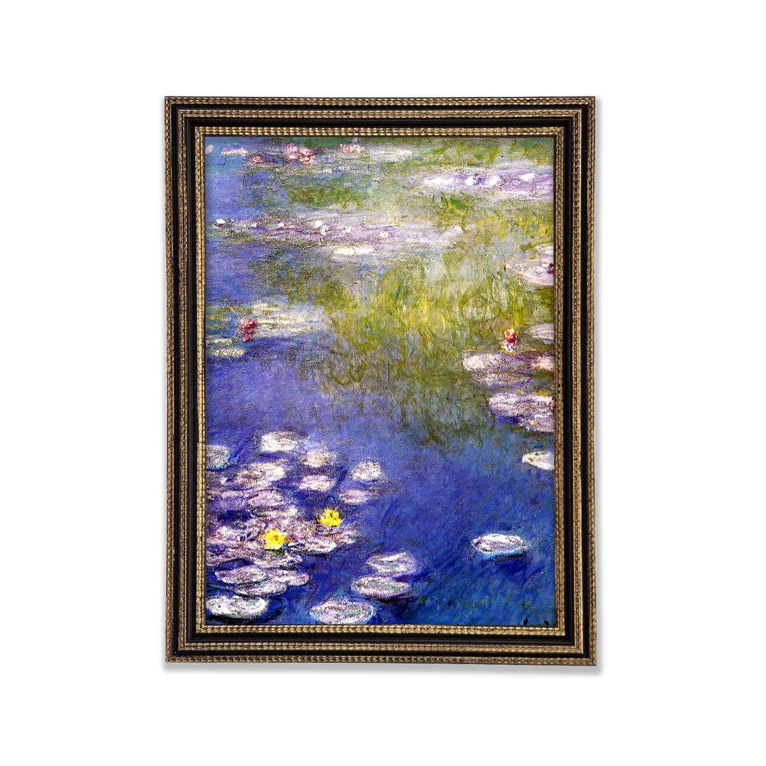 Monet Nympheas in Giverny - Einzelner Bilderrahmen Kunstdrucke