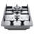 VEVOR Natural Gas 2 Burner Cooktop