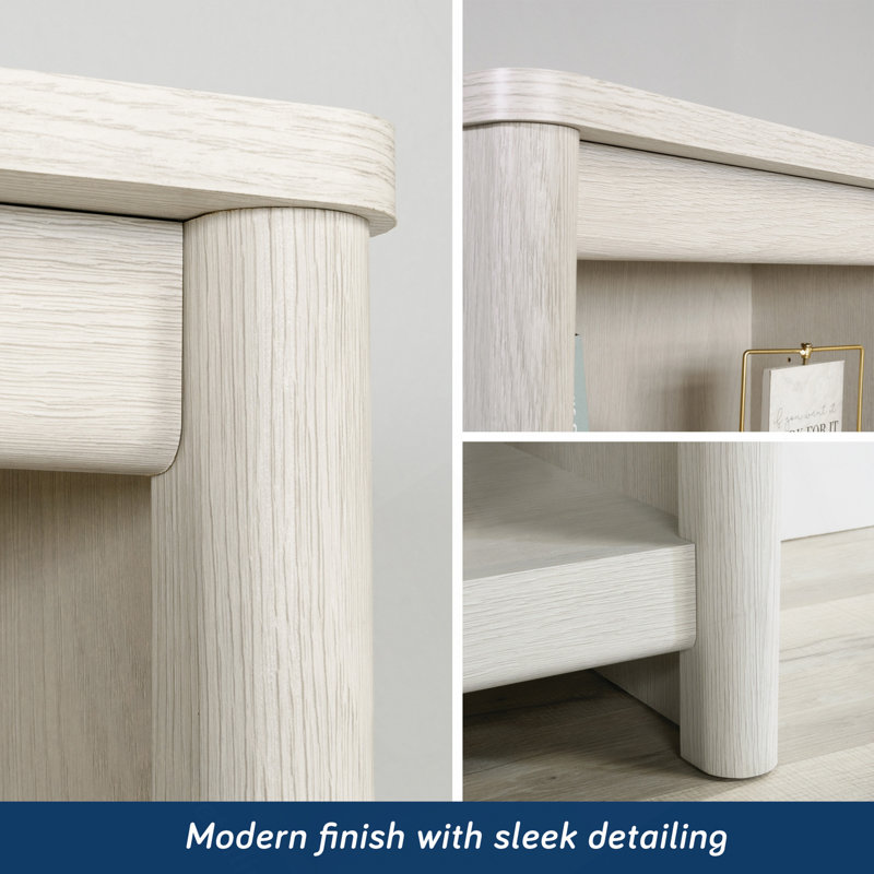 5-Shelf Bookcase, White Finish