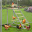 Chicken Perch with Swing, Sturdy Chicken Roosting Bars with Ladder for Backyard Farm, Easy Installation, 37.6" L x 15.7" W x 27.5" H