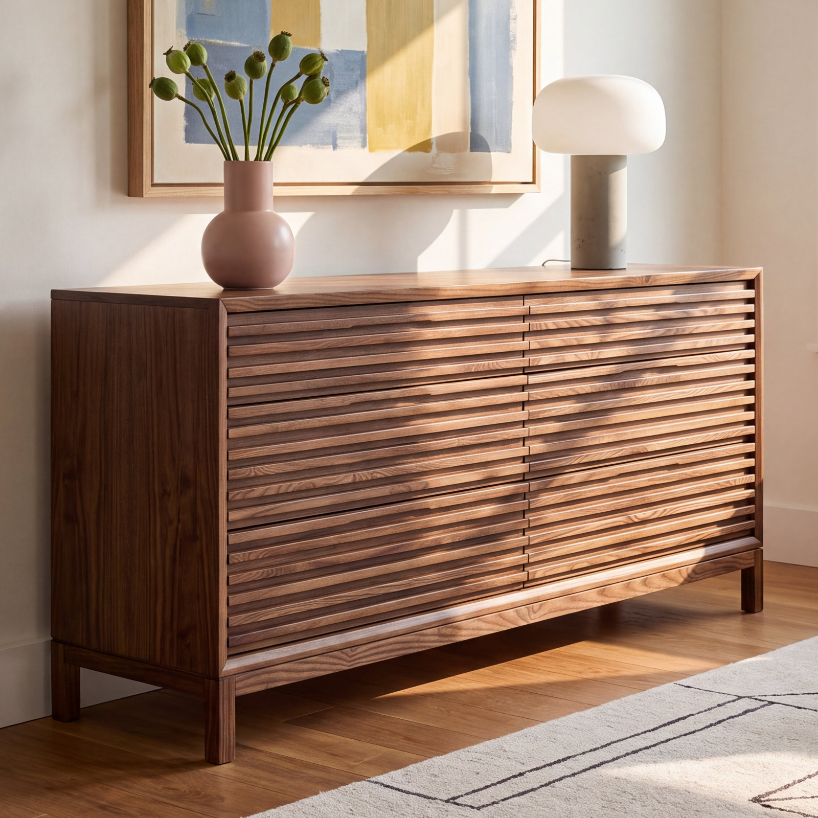 Finnian 68" Dresser, Walnut